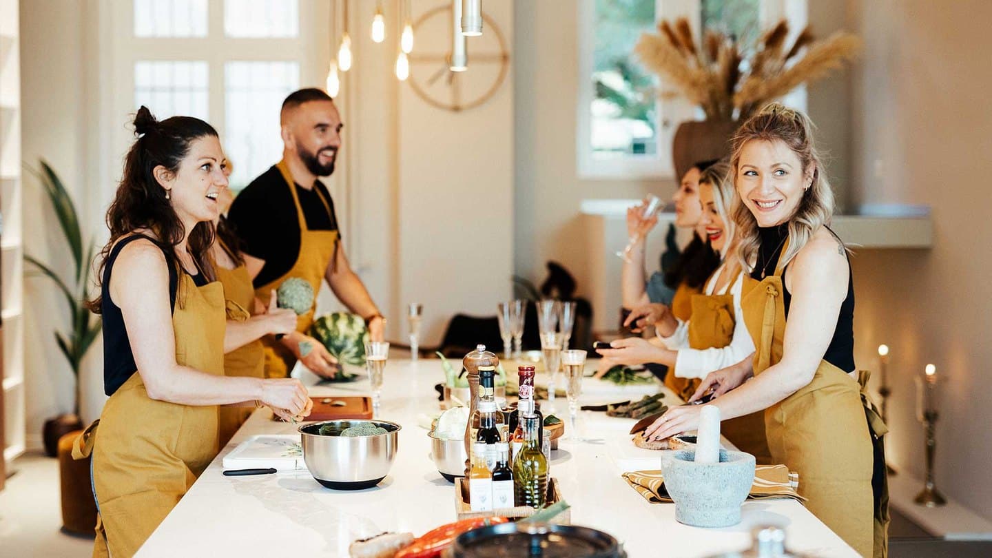 Kocheria Zürich cooking event kitchen