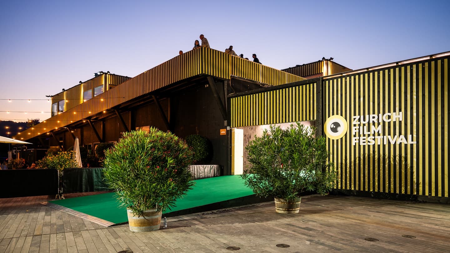 The Festival Centre pavilion at dusk