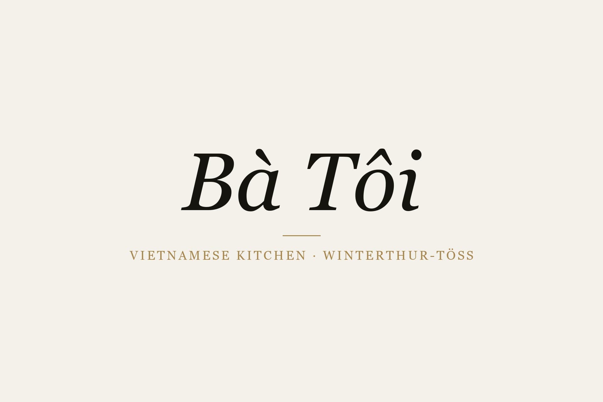 Bà Tôi