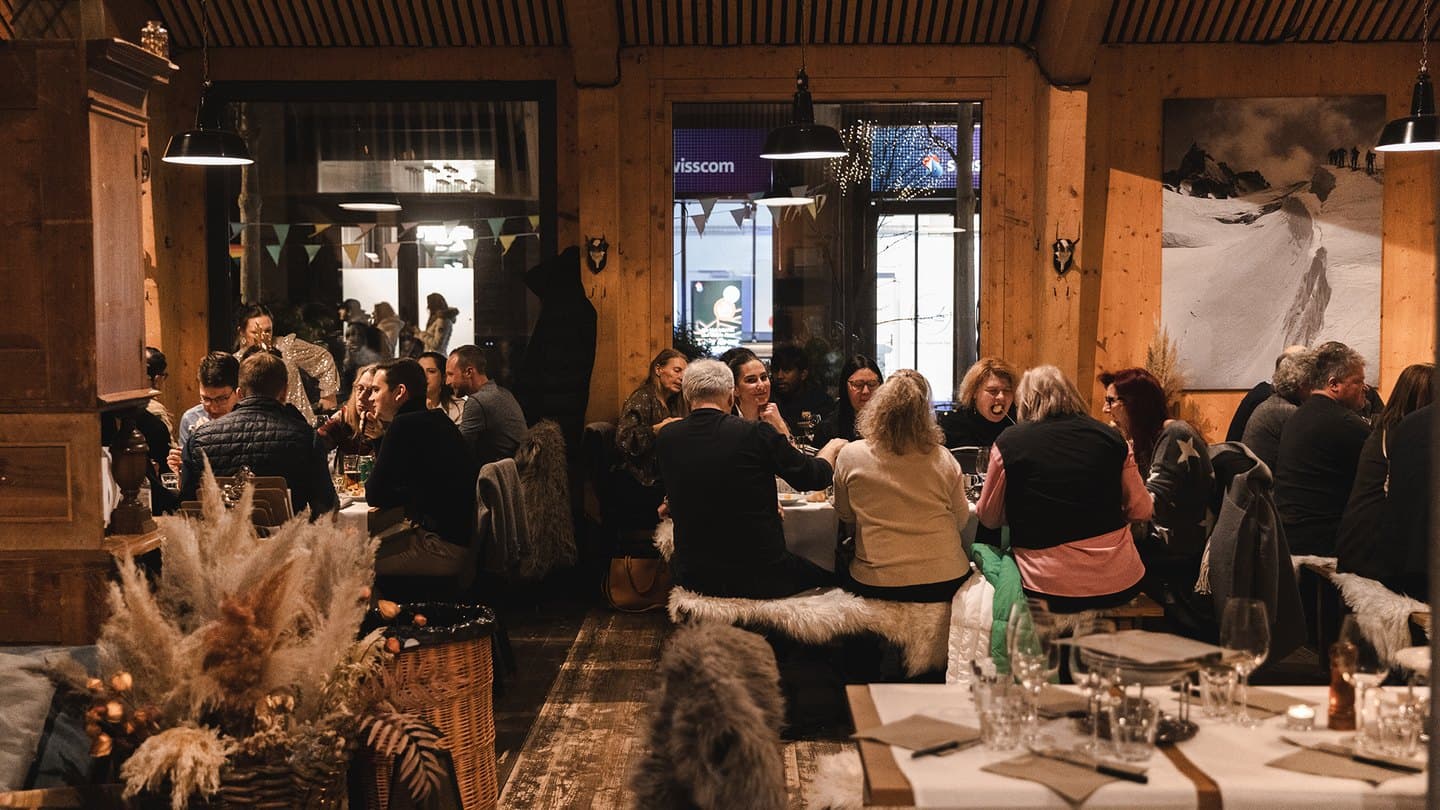 Weihnachtsallee Fondue Chalet